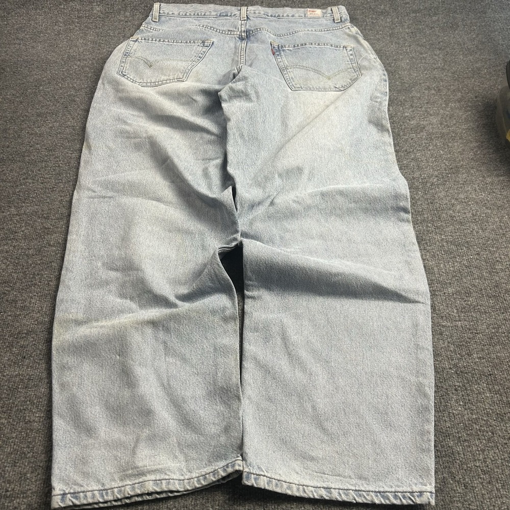 Levi's Dry Goods Jeans Mens 38x34 Blue Light Wash Wide Leg Relaxed Denim Pockets